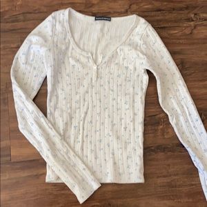 Brandy Melville floral long sleeved shirt